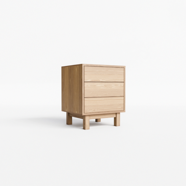 Three Drawer Bedroom Nightstands