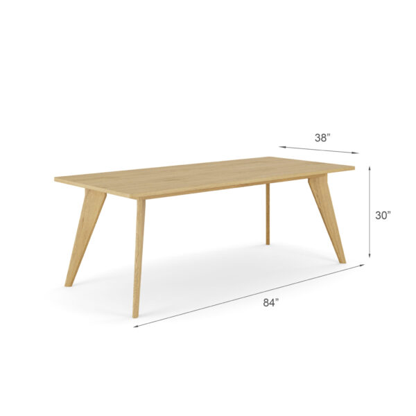 Spade Leg Dining Table